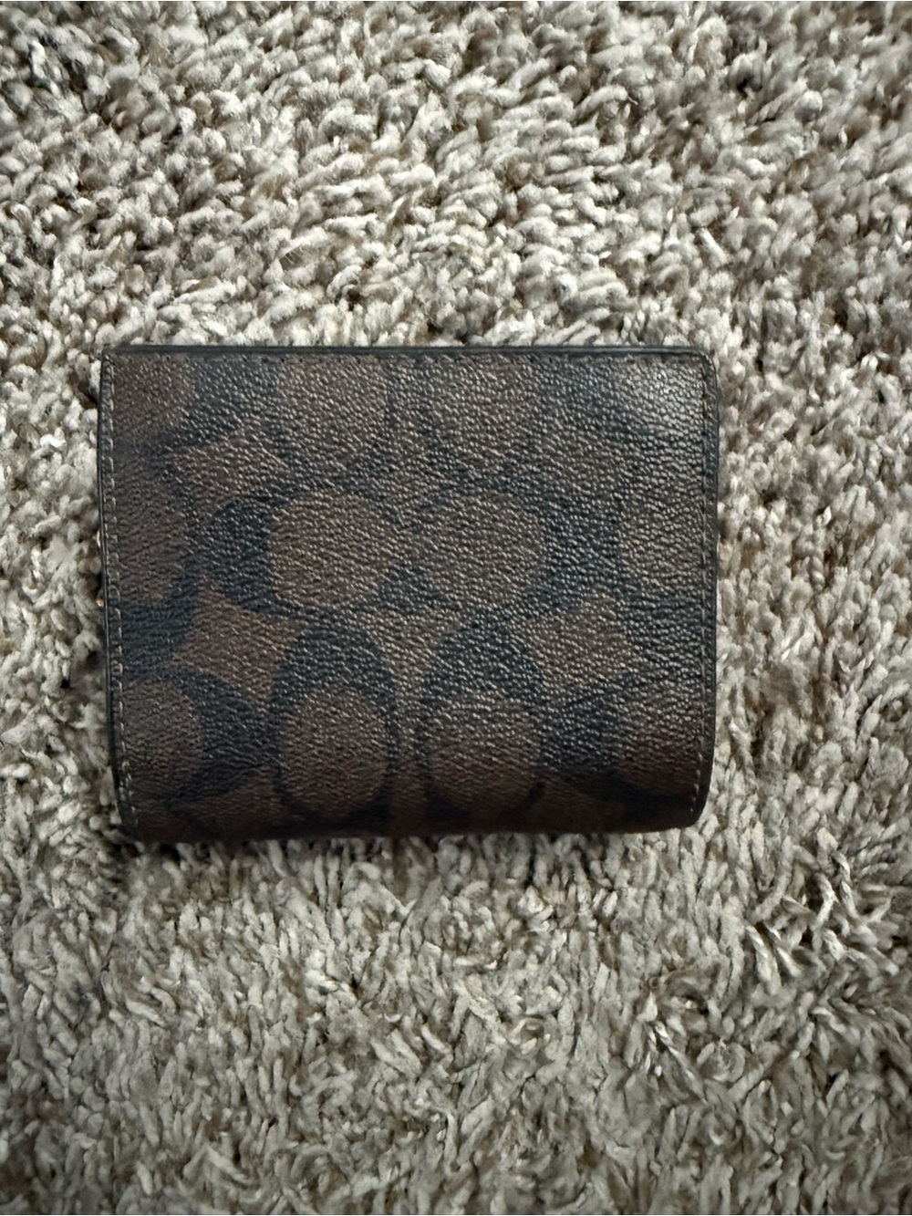 Coach Signature Canvas Snap Wallet - Picture 3 of 8